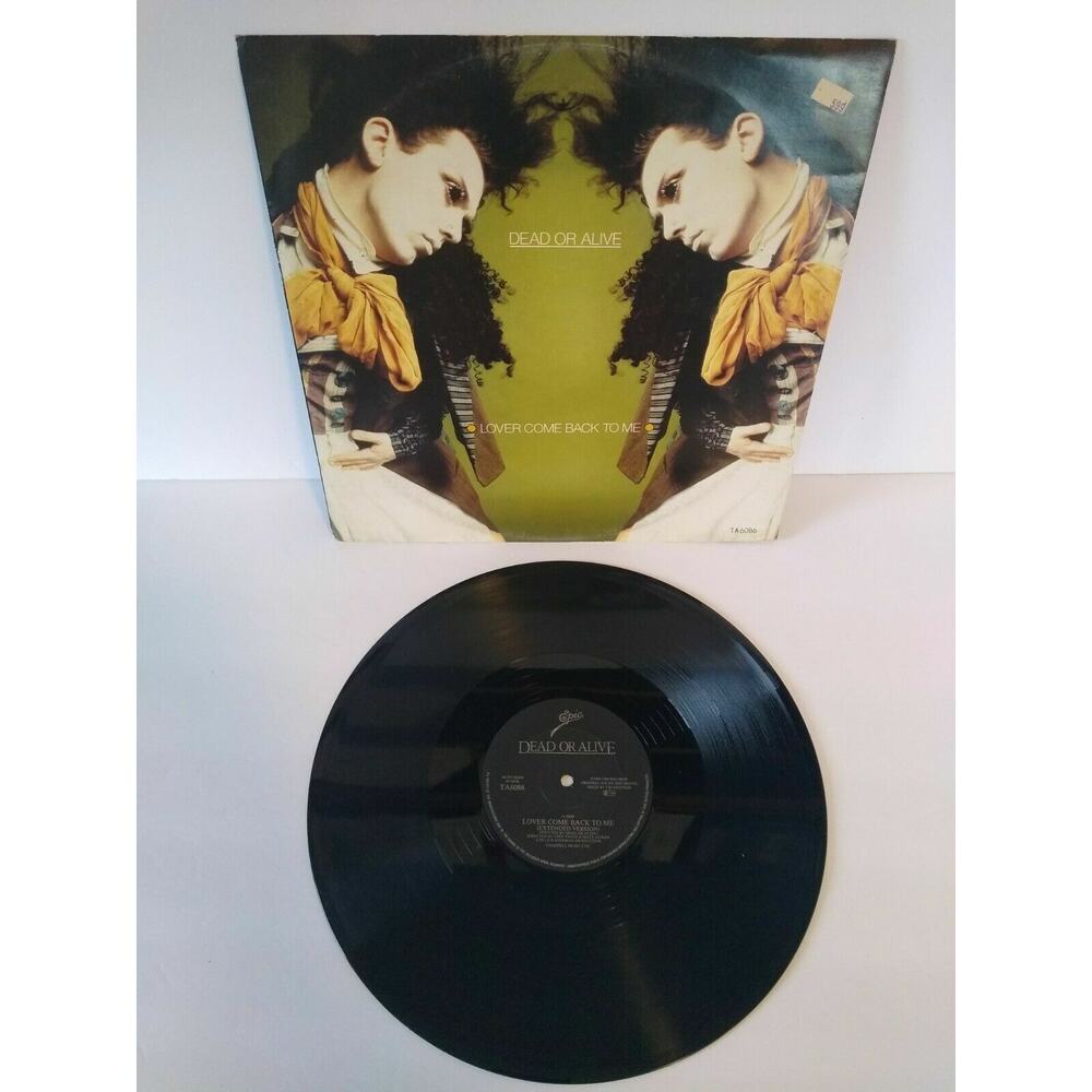 Dead Or Alive Lover Come Back To Me 3 Track 12" EP Vinyl Record Synth-pop UK NM